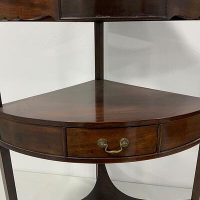 .104. Corner Wash Stand | Dovetailed Drawer