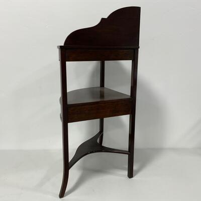 .104. Corner Wash Stand | Dovetailed Drawer