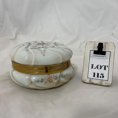 .115. Large Wave Crest Covered Box | c. 1890