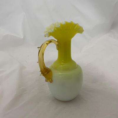 .121. Yellow Thorn Handled Ewer | c. 1880