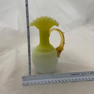.121. Yellow Thorn Handled Ewer | c. 1880