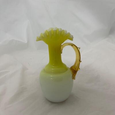 .121. Yellow Thorn Handled Ewer | c. 1880