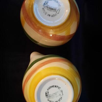 Vernonware Cream and Sugar Set
