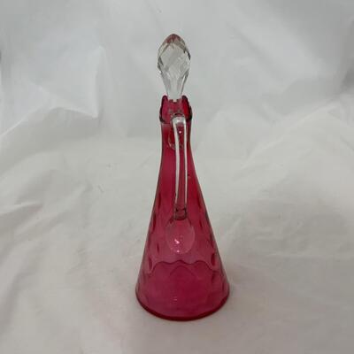 .128. Cranberry Thumbprint Ewer | c. 1900