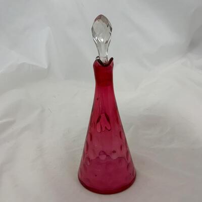 .128. Cranberry Thumbprint Ewer | c. 1900