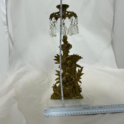 .131. Brass and Marble Girandoles | c. 1860