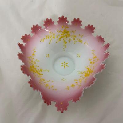 .132. Hand Enameled Brideâ€™s Bowl | c. 1880