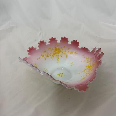 .132. Hand Enameled Brideâ€™s Bowl | c. 1880