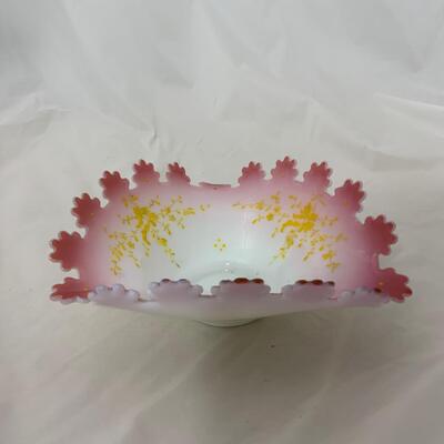 .132. Hand Enameled Brideâ€™s Bowl | c. 1880