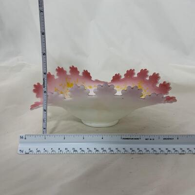 .132. Hand Enameled Brideâ€™s Bowl | c. 1880