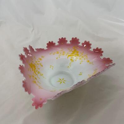 .132. Hand Enameled Brideâ€™s Bowl | c. 1880