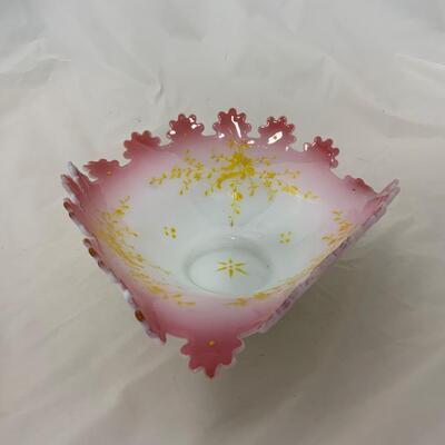 .132. Hand Enameled Brideâ€™s Bowl | c. 1880