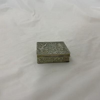 .133. Sterling Silver Trinket Box