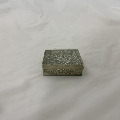 .133. Sterling Silver Trinket Box