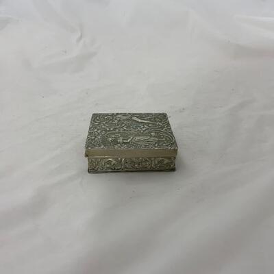 .133. Sterling Silver Trinket Box