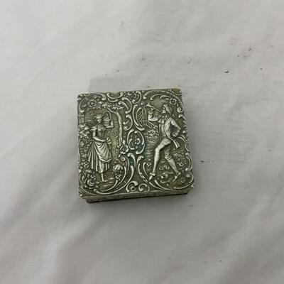.133. Sterling Silver Trinket Box