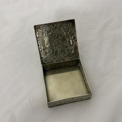 .133. Sterling Silver Trinket Box