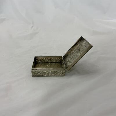 .133. Sterling Silver Trinket Box