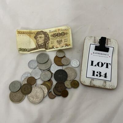 .134. Foreign Mix of Coins | 1800s - Modern