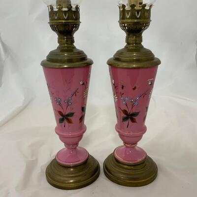 .141.  Hand Painted | Spring-Loaded | Candle Vases