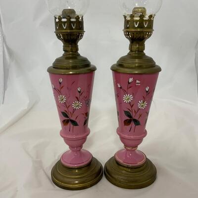 .141.  Hand Painted | Spring-Loaded | Candle Vases