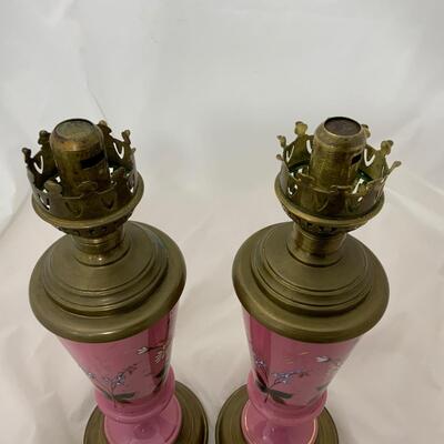 .141.  Hand Painted | Spring-Loaded | Candle Vases