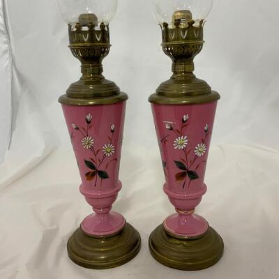 .141.  Hand Painted | Spring-Loaded | Candle Vases