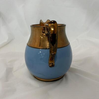 .142. Copper Lustre Pitchers and Goblet | c. 1850