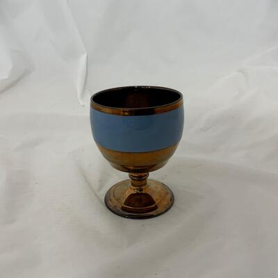 .142. Copper Lustre Pitchers and Goblet | c. 1850