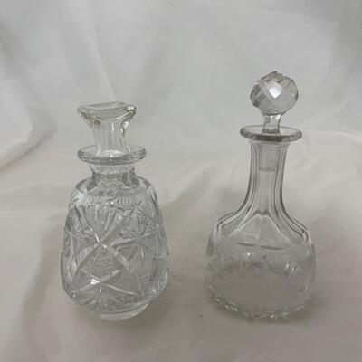 .144. Cut Glass Cologne Bottles | c. 1890
