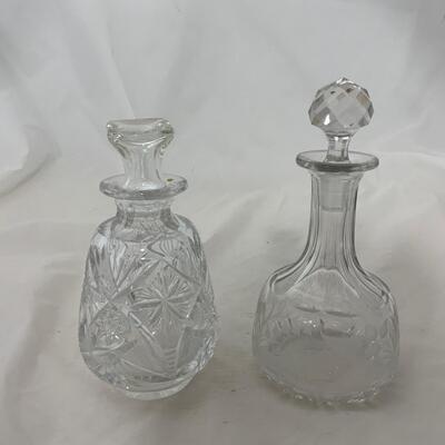 .144. Cut Glass Cologne Bottles | c. 1890