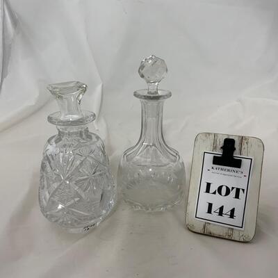 .144. Cut Glass Cologne Bottles | c. 1890