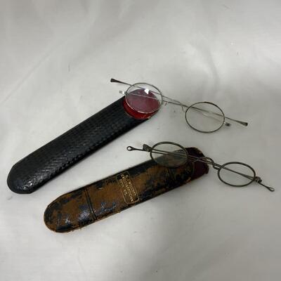 .146. Two Pair Eyeglasses | Cases | c. 1870