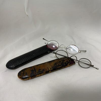 .146. Two Pair Eyeglasses | Cases | c. 1870