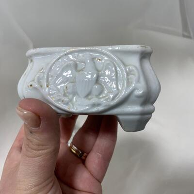 .147. Rare Find | Franklin Porcelain Trinket Box | c. 1860