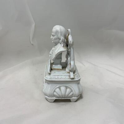 .147. Rare Find | Franklin Porcelain Trinket Box | c. 1860