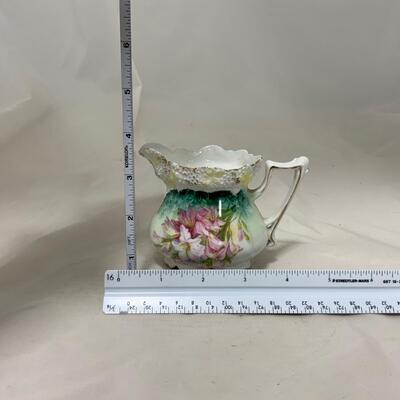 .149. Unmarked R.S. Prussia Creamer and Teapot | c. 1890