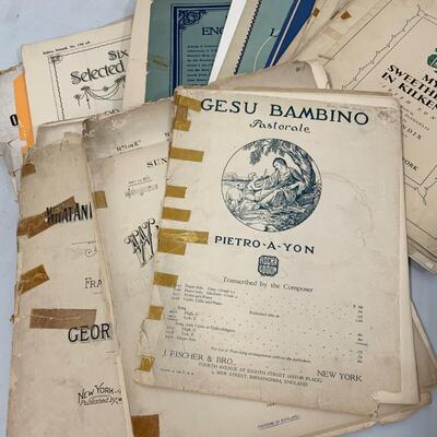 .153. Delightful Collection of Sheet Music