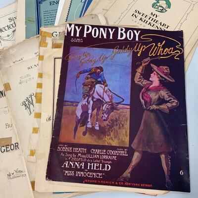 .153. Delightful Collection of Sheet Music