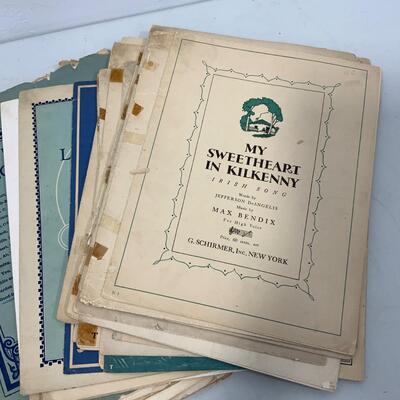 .153. Delightful Collection of Sheet Music
