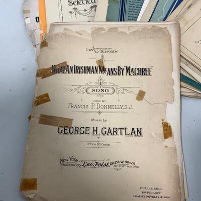 .153. Delightful Collection of Sheet Music