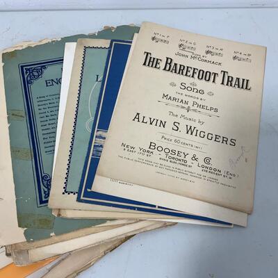 .153. Delightful Collection of Sheet Music