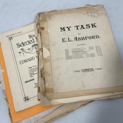 .153. Delightful Collection of Sheet Music