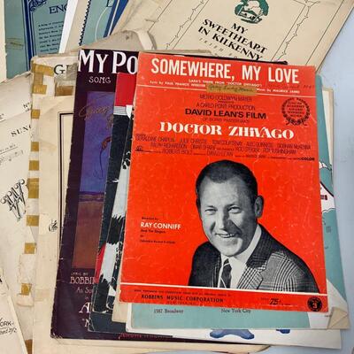 .153. Delightful Collection of Sheet Music