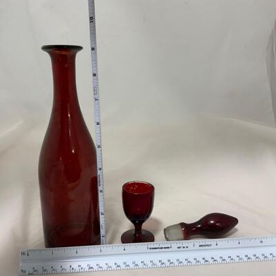 .155. Bohemian Glass | Decanter | Cordials | c. 1860