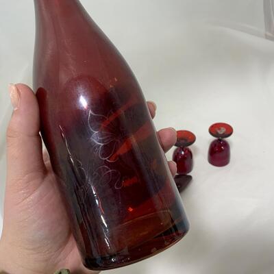 .155. Bohemian Glass | Decanter | Cordials | c. 1860
