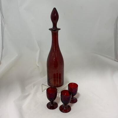 .155. Bohemian Glass | Decanter | Cordials | c. 1860