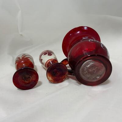 .159. Bohemian Glass Mug | Cordials | c. 1860