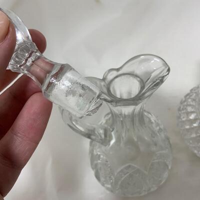.165. Cut Glass Cruets | c. 1900