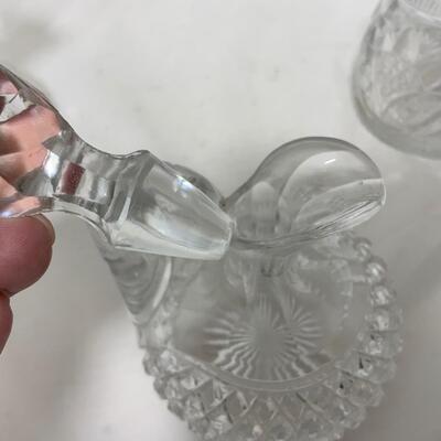 .165. Cut Glass Cruets | c. 1900